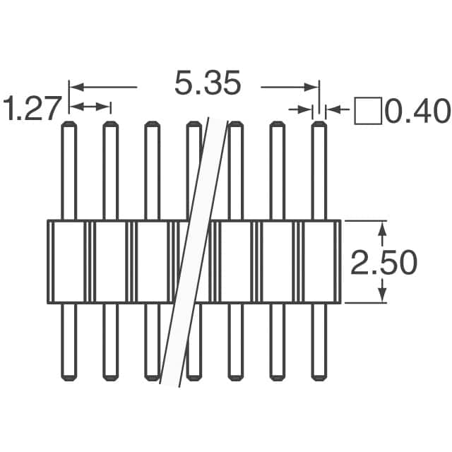 20021111-00010T4LF Amphenol ICC (FCI)  Headers Male Pins